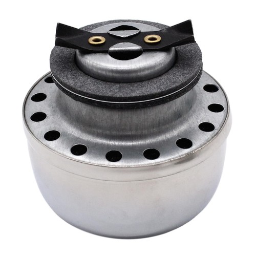 Chrome steel oil breather - chrome,