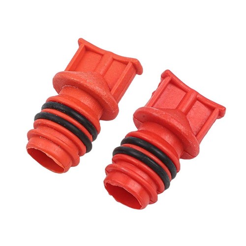 2pcs red plastic 17mm - 2pcs, male